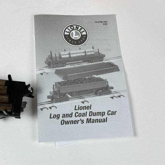 Lionel Postwar Celebration Series 3461 Operating Log Dump Car 2001 Edition - Picture 8 of 10